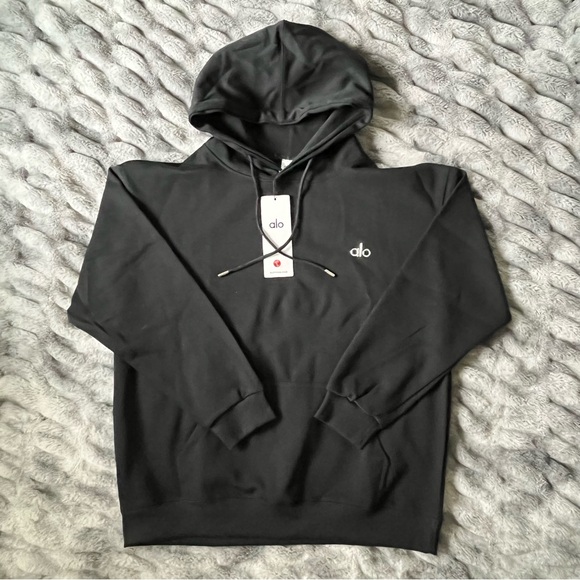 ALO Yoga Sweaters - Alo Yoga Black Hoodie – Size Large 🖤 (NWT)